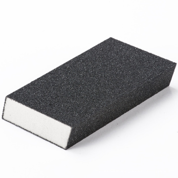 Abrasive polishing foam sanding sponge block